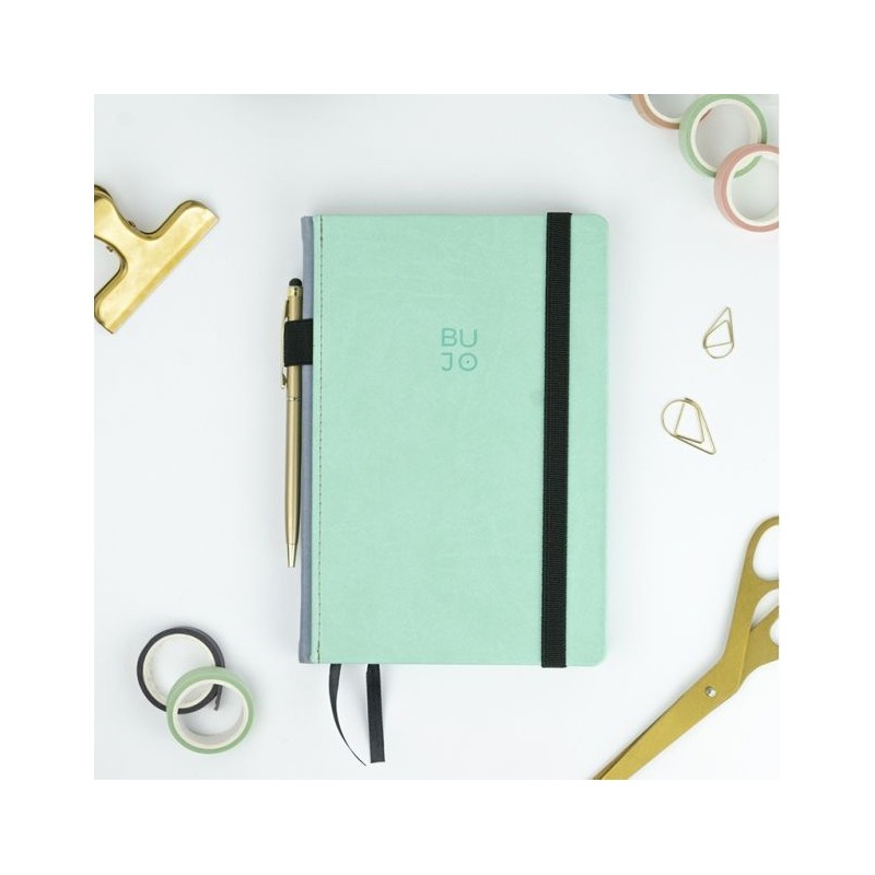 LIBRETA BUJO SUISSE COLOR AQUA M