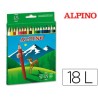 ESTUCHE 18 LÁPICES COLORES ALPINO