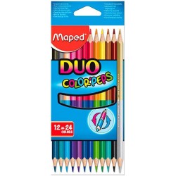 COLORPEPS 12 LAPICES COLORES DUO