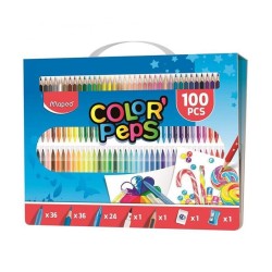 ESTUCHE 100 PIEZAS COLOR PEPS