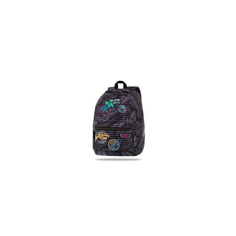 CROSS-MOCHILA PARCHES SURFING BLACK 