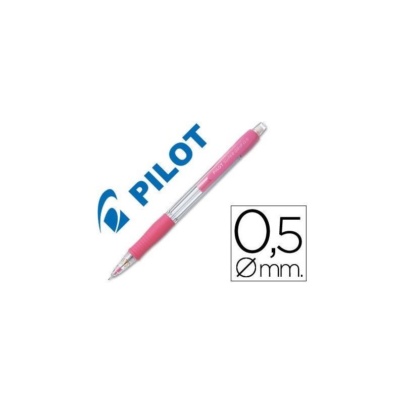 PORTAMINAS PILOT  SUPERGRIP 0,5 ROSA