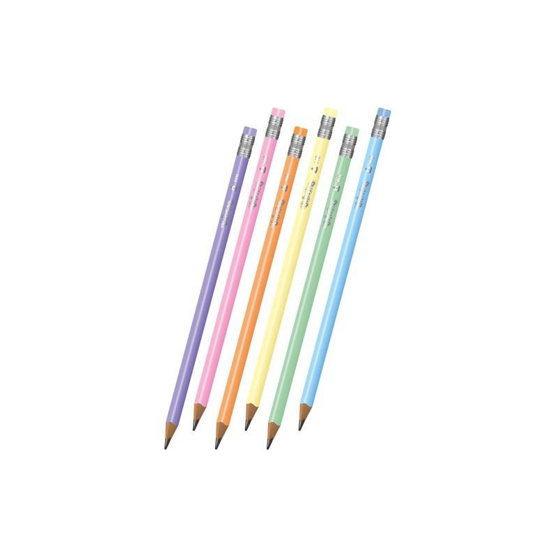 PASTEL 48 GRAPHITE PENCILS WITH ERASES