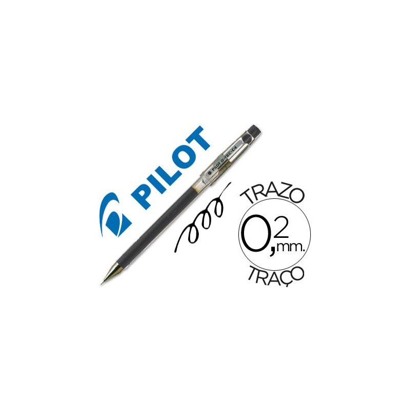 BOLIGRAFO PILOT G-TEC C4 TINTA GEL 0,2 N