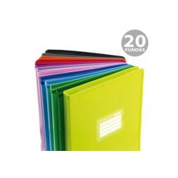 CARPETA DE 20 FUNDAS COLOR LINE