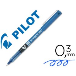 ROTULADOR PILOT ROLLER V-5 AZUL