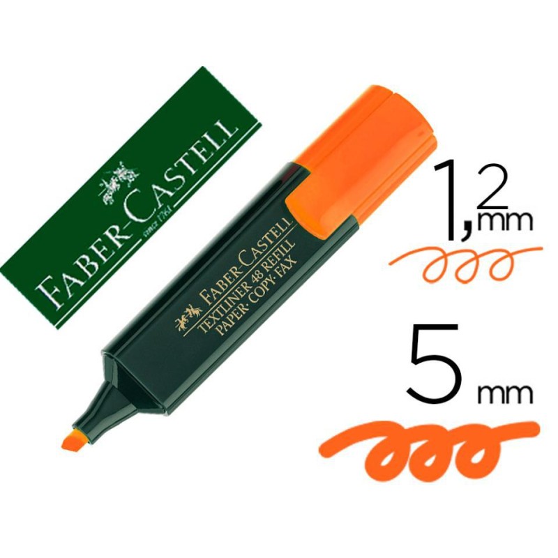 MARCADOR FLUOR TEXTLINER 48 NARANJA